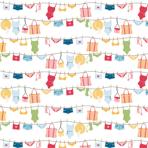 25 Pack - Have A Great Summer Double-Sided Cardstock 12"X12"-Summer Days Apparel - 5A002L32-1GMGN