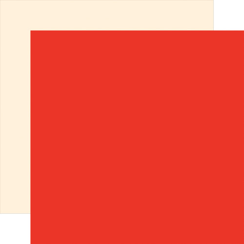25 Pack - Mercantile Double-Sided Cardstock 12"X12"-Red/ Cream - 5A002KXH-1GMCP - 810179815226