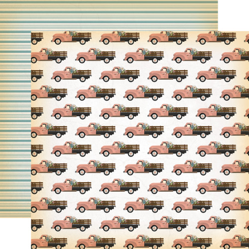 25 Pack - Cowgirl Double-Sided Cardstock 12"X12"-Prairie Rose Truck - 5A002LBH-1GMN3 - 810179815370