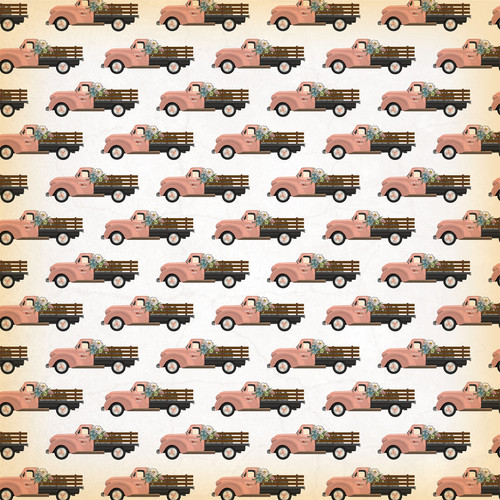 25 Pack - Cowgirl Double-Sided Cardstock 12"X12"-Prairie Rose Truck - 5A002LBH-1GMN3