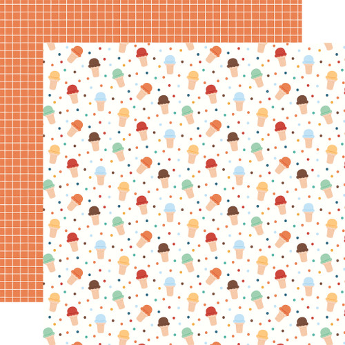 25 Pack - Summer Break Double-Sided Cardstock 12"X12"-Sweet Summer Scoops - 5A002LBZ-1GMNQ - 810179814427