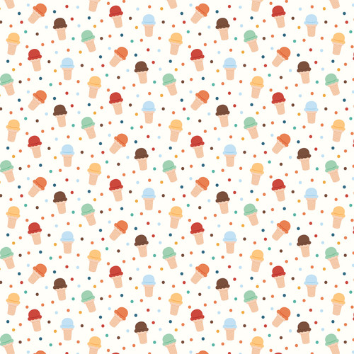 25 Pack - Summer Break Double-Sided Cardstock 12"X12"-Sweet Summer Scoops - 5A002LBZ-1GMNQ