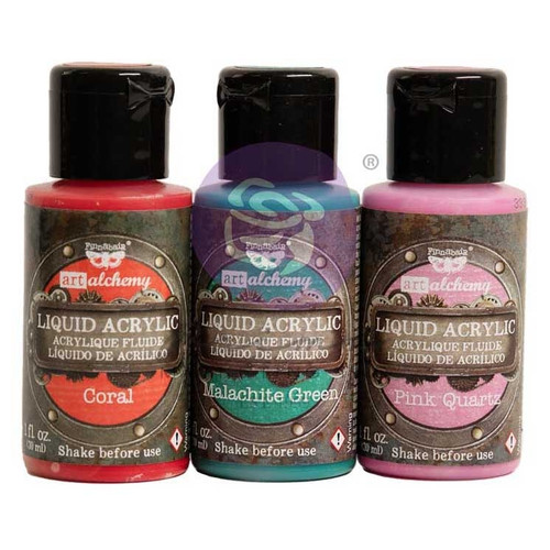 Finnabair Art Alchemy Liquid Acrylic Set-Precious - 5A002GH8-1GJ00