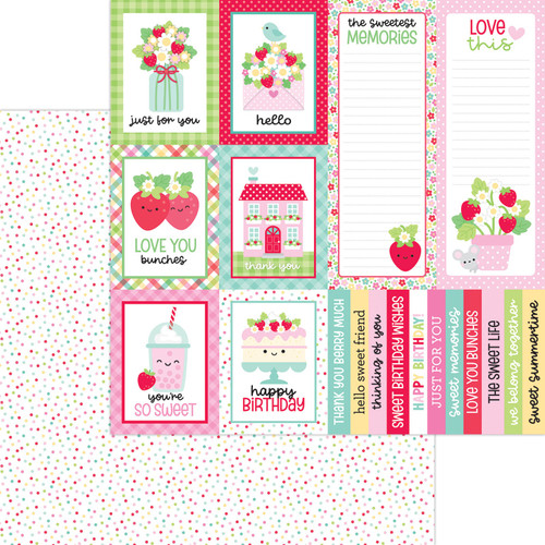 25 Pack - Berry Sweet Double-Sided Cardstock 12"X12"-Sweet Spot - 5A003115-1H2MY - 842715088832