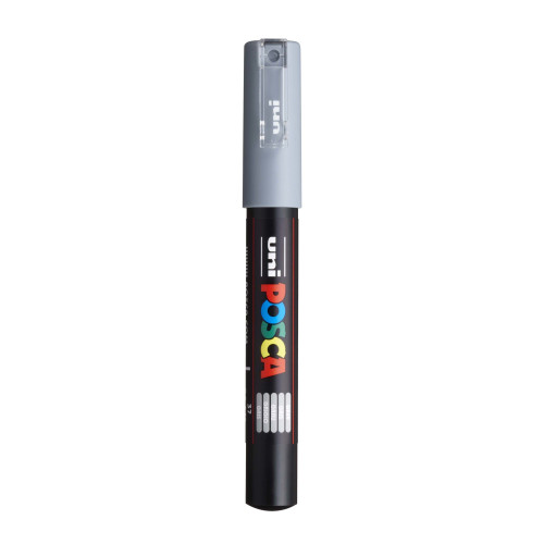 POSCA 1M Paint Marker X-Fine Bullet Tip .7mm-Grey - 5A00315G-1H2RR
