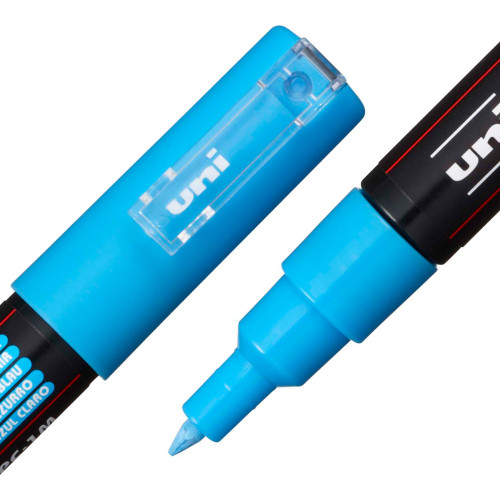 POSCA 1M Paint Marker X-Fine Bullet Tip .7mm-Light Blue - 5A00315G-1H2SM POSCA 1M Paint Marker X-Fine Bullet Tip .7mm-Light Blue - 5A00315G-1H2SM