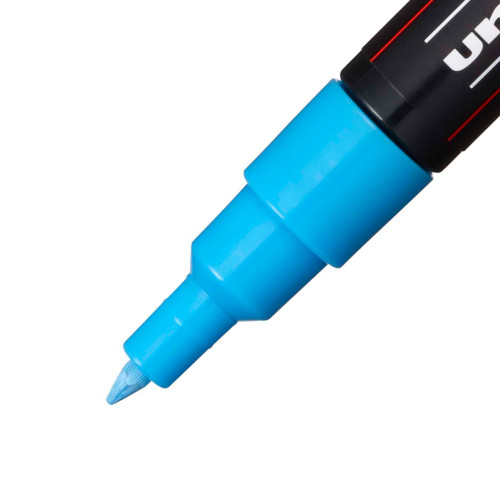 POSCA 1M Paint Marker X-Fine Bullet Tip .7mm-Light Blue - 5A00315G-1H2SM POSCA 1M Paint Marker X-Fine Bullet Tip .7mm-Light Blue - 5A00315G-1H2SM