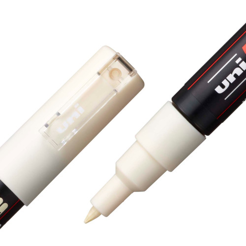 POSCA 1M Paint Marker X-Fine Bullet Tip .7mm-Ivory - 5A00315G-1H2QP POSCA 1M Paint Marker X-Fine Bullet Tip .7mm-Ivory - 5A00315G-1H2QP