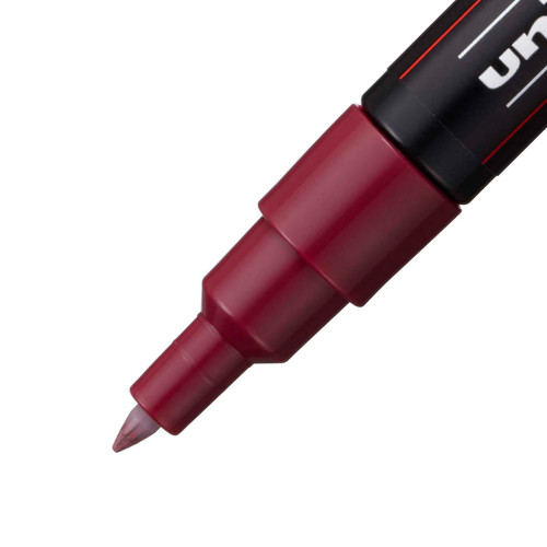 POSCA 1M Paint Marker X-Fine Bullet Tip .7mm-Red Wine - 5A00315G-1H2QX POSCA 1M Paint Marker X-Fine Bullet Tip .7mm-Red Wine - 5A00315G-1H2QX