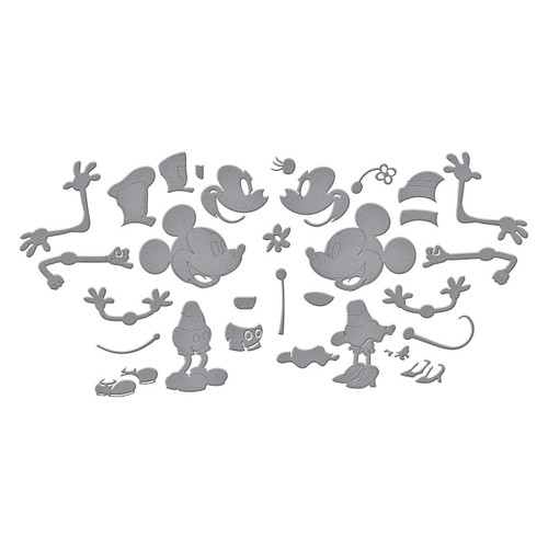 Spellbinders Etched Dies From Say Cheese Classic Mouse-Steamboat Willie Duo - 5A0032LK-1H4BC