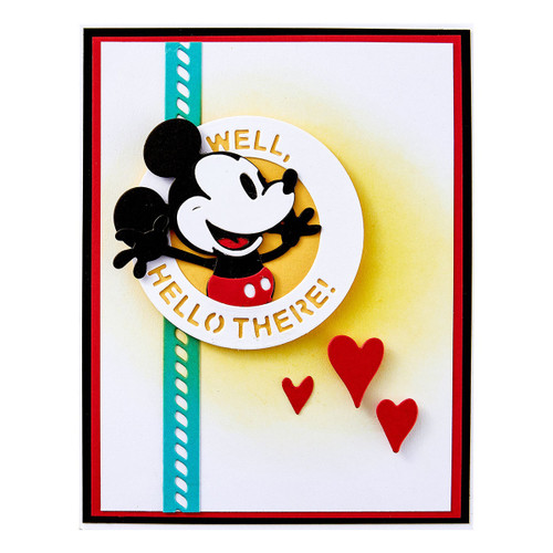 Spellbinders Etched Dies From Say Cheese Classic Mouse-Frame & Sentiments - 5A0032MK-1H4BN