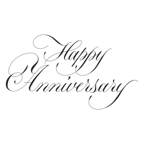 Spellbinders BetterPress Plate By Paul Antonio-Happy Anniversary - 5A0032LJ-1H4BS Spellbinders BetterPress Plate By Paul Antonio-Happy Anniversary - 5A0032LJ-1H4BS