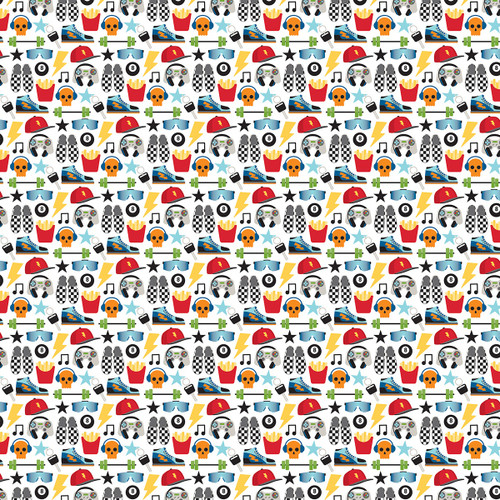 25 Pack - Teen Vibe Carson Double-Sided Cardstock 12"X12"-Just Chillin' - 5A002BN5-1GF62 25 Pack - Teen Vibe Carson Double-Sided Cardstock 12"X12"-Just Chillin' - 5A002BN5-1GF62