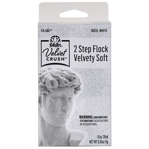 3 Pack - FolkArt Velvet Crush Flocking Kit-White - 5A002BRJ-1GF8P - 028995366345