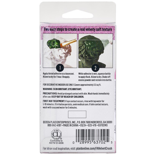 3 Pack - FolkArt Velvet Crush Flocking Kit-Pink - 5A002BRJ-1GF91