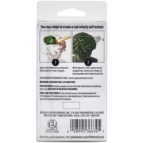 FolkArt Velvet Crush Flocking Kit-White - 5A002BRJ-1GF8P FolkArt Velvet Crush Flocking Kit-White - 5A002BRJ-1GF8P