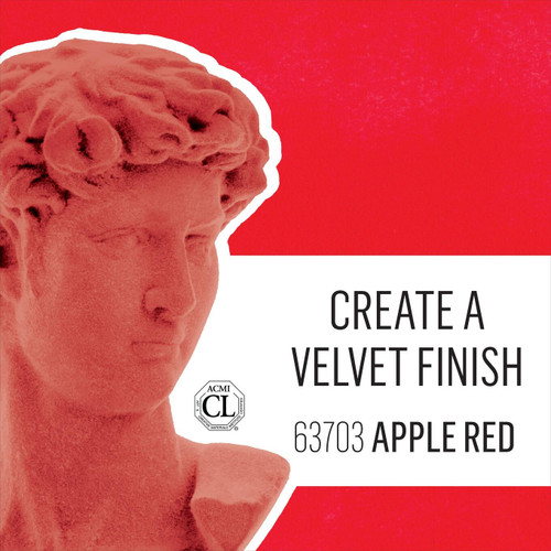 FolkArt Velvet Crush Flocking Kit-Apple Red - 5A002BRJ-1GF96 FolkArt Velvet Crush Flocking Kit-Apple Red - 5A002BRJ-1GF96