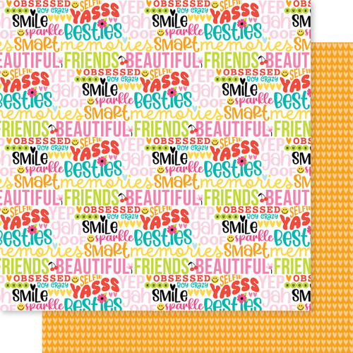 25 Pack - Teen Vibe Caitlyn Double-Sided Cardstock 12"X12"-Chatterbox - 5A002BN4-1GF5Y - 819812016747 25 Pack - Teen Vibe Caitlyn Double-Sided Cardstock 12"X12"-Chatterbox - 5A002BN4-1GF5Y - 819812016747