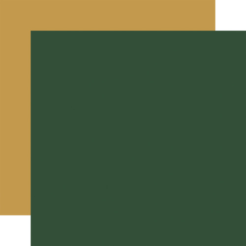 25 Pack - Santa Claus Double-Sided Cardstock 12"X12"-Dark Green/ Gold - 5A0033PT-1H5FZ - 810192591039