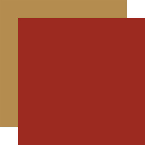 25 Pack - Christmas Village Double-Sided Cardstock 12"X12"-Dark Red/ Gold - 5A0033KZ-1H589 - 810192591022