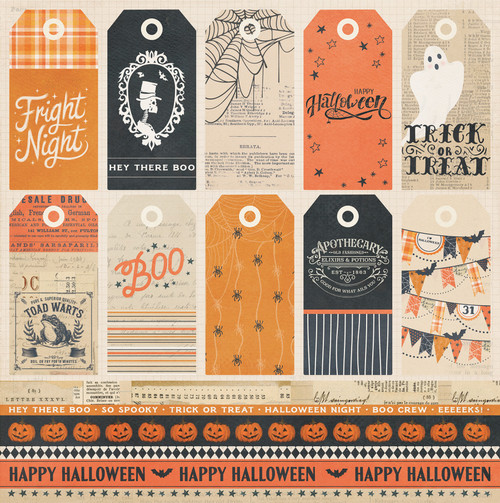 25 Pack - Halloween Junque Double-Sided Cardstock 12"X12"-Haunted Mansion - 5A00347D-1H5XX 25 Pack - Halloween Junque Double-Sided Cardstock 12"X12"-Haunted Mansion - 5A00347D-1H5XX