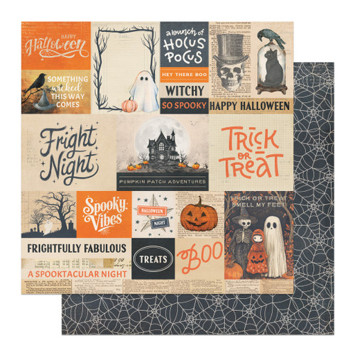 25 Pack - Halloween Junque Double-Sided Cardstock 12"X12"-Frightfully Fabulous - 5A00347D-1H5Y3 - 709388350799 25 Pack - Halloween Junque Double-Sided Cardstock 12"X12"-Frightfully Fabulous - 5A00347D-1H5Y3 - 709388350799