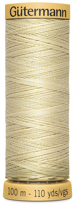 6 Pack - Gutermann Natural Cotton Thread 110yd-Beige - 103C-1105 - 077780010031