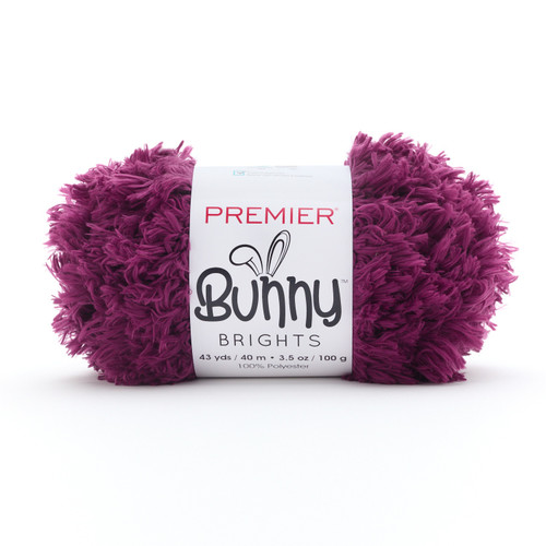 3 Pack - Premier Bunny Brights Yarn-Plum - 5A0036N7-1H7VQ - 840166860885