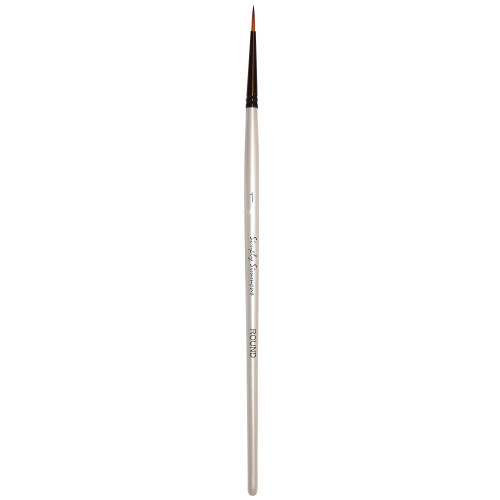 3 Pack - Daler-Rowney Simply Simmons Short Handle Brush-Round Size 1 - 5A00372M-1H830 - 038372018637