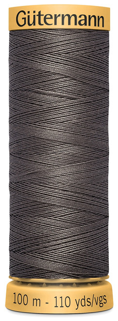 6 Pack - Gutermann Natural Cotton Thread 110yd-Dark Khaki - 103C-3630 - 077780010413