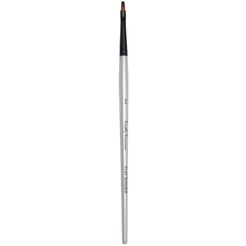 3 Pack - Daler-Rowney Simply Simmons Short Handle Brush-Flat Shader Size 2 - 5A00372M-1H831 - 038372018460