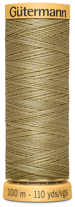 6 Pack - Gutermann Natural Cotton Thread 110yd-Oatmeal Brown - 103C-2650 - 077780010246