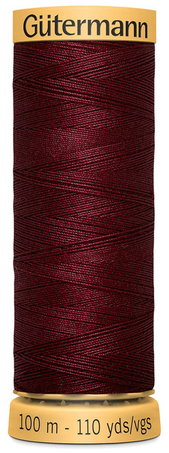 6 Pack - Gutermann Natural Cotton Thread 110yd-Wine - 103C-5800 - 077780010758