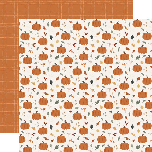 25 Pack - It's Autumn Double-Sided Cardstock 12"X12"-Pumpkin To Talk About - 5A0033FR-1H55J - 810192595129