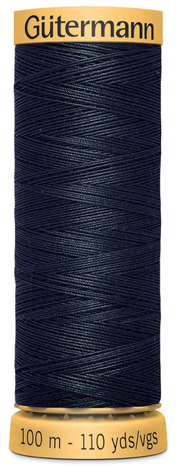 6 Pack - Gutermann Natural Cotton Thread 110yd-Navy - 103C-6230 - 077780010918