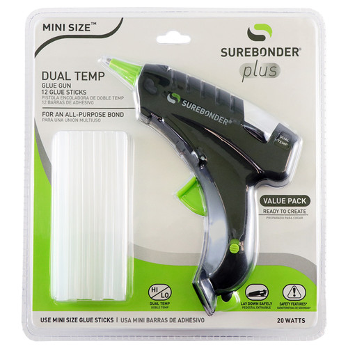 2 Pack - Dual-Temp Mini Glue Gun Kit-Mini - DT200FKT - 018239335749
