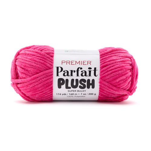3 Pack - Premier Parfait Plush Yarn-Hot Pink - 5A0036N8-1H7VZ - 840166864463 3 Pack - Premier Parfait Plush Yarn-Hot Pink - 5A0036N8-1H7VZ - 840166864463