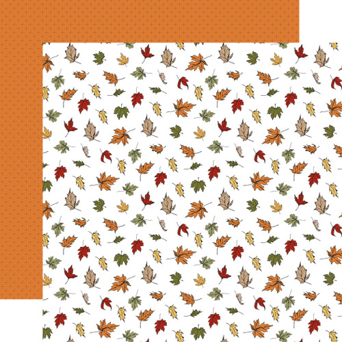 25 Pack - Winnie The Pooh Autumn Double-Sided Cardstock 12"X12"-Happy Fall Leaves - 5A0033BQ-1H529 - 810192591763
