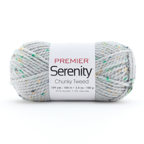 Premier Serenity Chunky Tweed Yarn-Fog - DN900-1H7VT - 840166859711