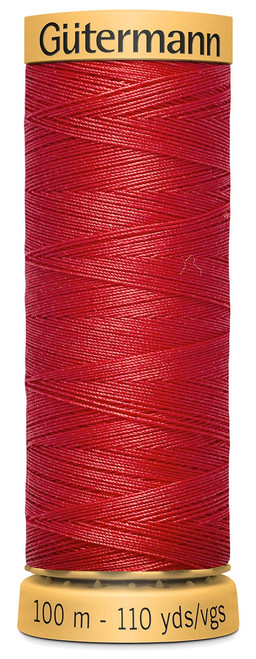 6 Pack - Gutermann Natural Cotton Thread 110yd-Red - 103C-4915 - 077780010567