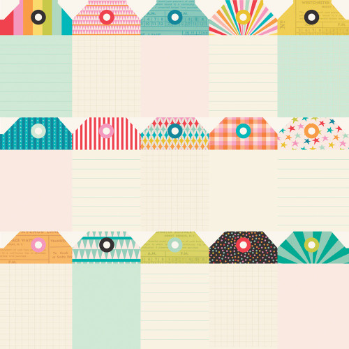 25 Pack - Fun Times Double-Sided Cardstock 12"X12"-Tag Elements - 5A0032BN-1H40B 25 Pack - Fun Times Double-Sided Cardstock 12"X12"-Tag Elements - 5A0032BN-1H40B