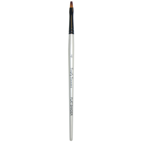 Daler-Rowney Simply Simmons Short Handle Brush-Flat Shader Size 4 - 5A00372M-1H833 - 038372018477