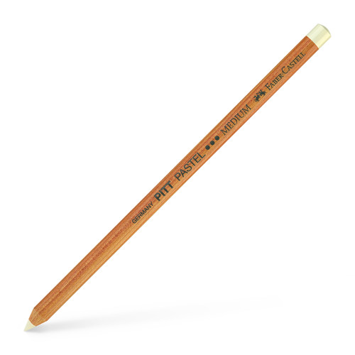 Faber-Castell Pitt Pastel Pencil 6/CT-#101, White, Medium - 5A0035TY-1H753