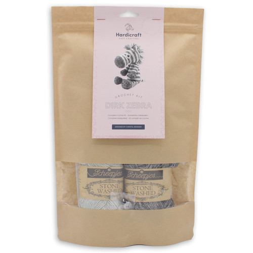 Hardicraft Amigurumi Kit-Dirk Zebra Crochet - 5A0035YX-1H77Z - 8717953166395 Hardicraft Amigurumi Kit-Dirk Zebra Crochet - 5A0035YX-1H77Z - 8717953166395