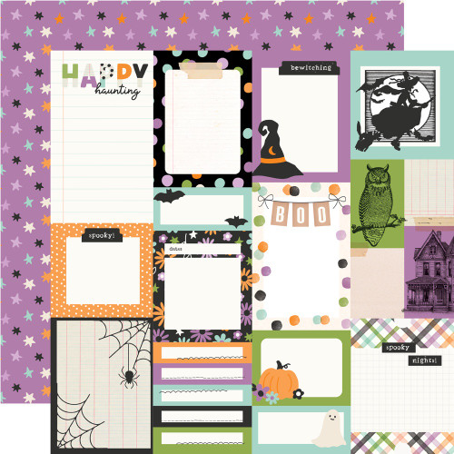 25 Pack - Spooky Things Double-Sided Cardstock 12"X12"-Journal Elements - 5A003297-1H3YV - 810150779158 25 Pack - Spooky Things Double-Sided Cardstock 12"X12"-Journal Elements - 5A003297-1H3YV - 810150779158
