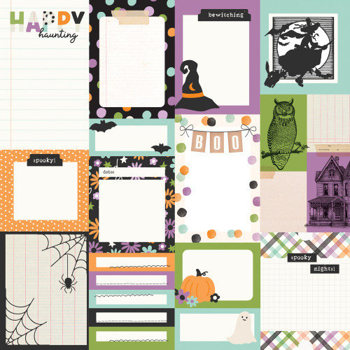 25 Pack - Spooky Things Double-Sided Cardstock 12"X12"-Journal Elements - 5A003297-1H3YV 25 Pack - Spooky Things Double-Sided Cardstock 12"X12"-Journal Elements - 5A003297-1H3YV