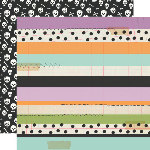 25 Pack - Spooky Things Double-Sided Cardstock 12"X12"-Bone Chillin' - 5A003297-1H3ZF - 810150779103 25 Pack - Spooky Things Double-Sided Cardstock 12"X12"-Bone Chillin' - 5A003297-1H3ZF - 810150779103