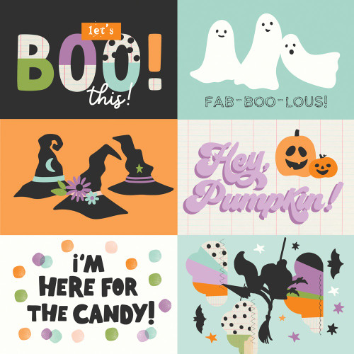25 Pack - Spooky Things Double-Sided Cardstock 12"X12"-4X6 Elements - 5A003297-1H3ZC 25 Pack - Spooky Things Double-Sided Cardstock 12"X12"-4X6 Elements - 5A003297-1H3ZC