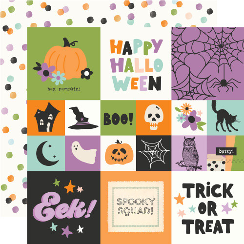 25 Pack - Spooky Things Double-Sided Cardstock 12"X12"-2X2/4X4 Elements - 5A003297-1H3ZY - 810150779172 25 Pack - Spooky Things Double-Sided Cardstock 12"X12"-2X2/4X4 Elements - 5A003297-1H3ZY - 810150779172