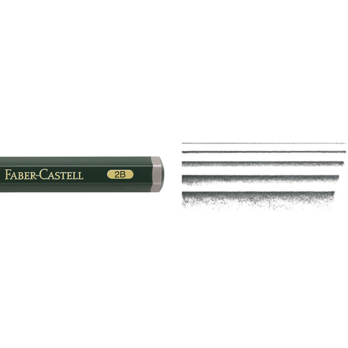 Faber-Castell Castell 9000 Jumbo Graphite Pencil Set-Set of 5 - 5A0035TS-1H765 Faber-Castell Castell 9000 Jumbo Graphite Pencil Set-Set of 5 - 5A0035TS-1H765